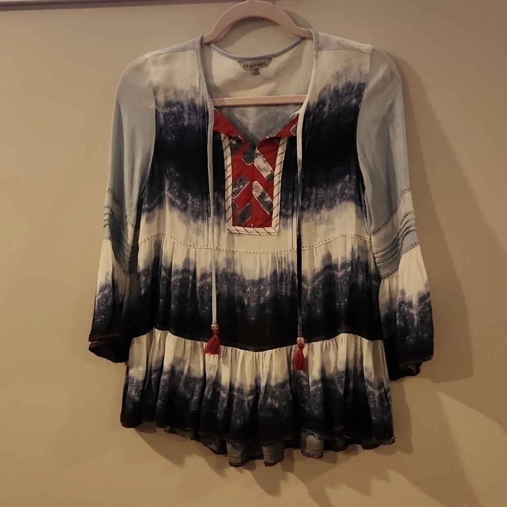 Womens bohemian style blouse sz XS